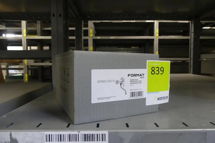 FORMAT Basic Wand-SPT-EHM, chrom, mit S-Auslauf 150mm
